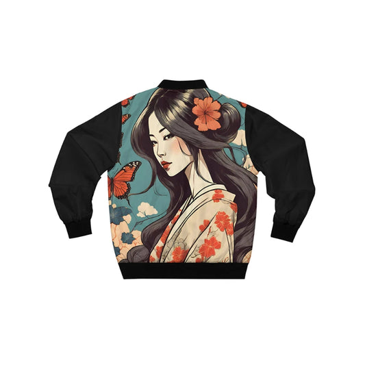 Geisha Art Bomber Jacket