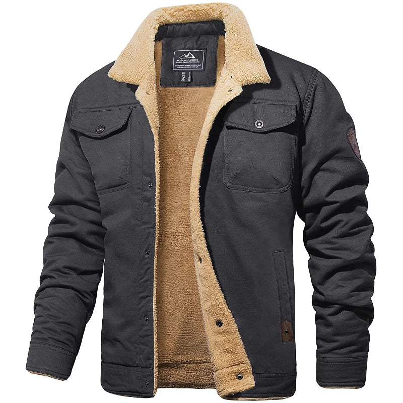 Turn-Down Collar Winter Cotton Jackets